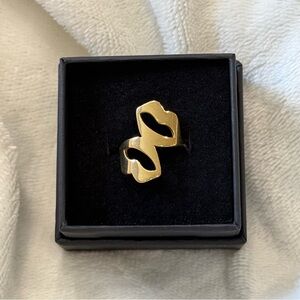 18k gold waterproof jewelry,sweat proof, tarnish free, Hypoallergenic, size 7